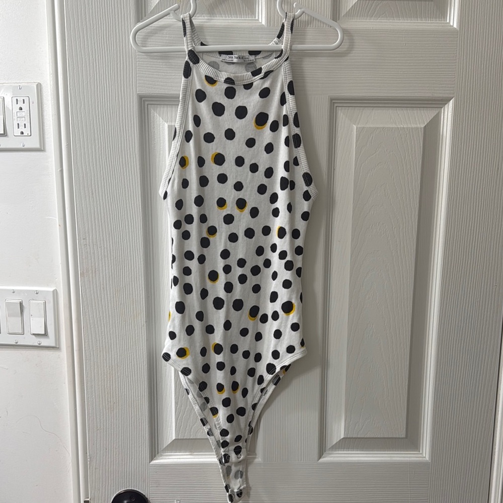 Zara Polka Dot Bodysuit - US (S) Like New
